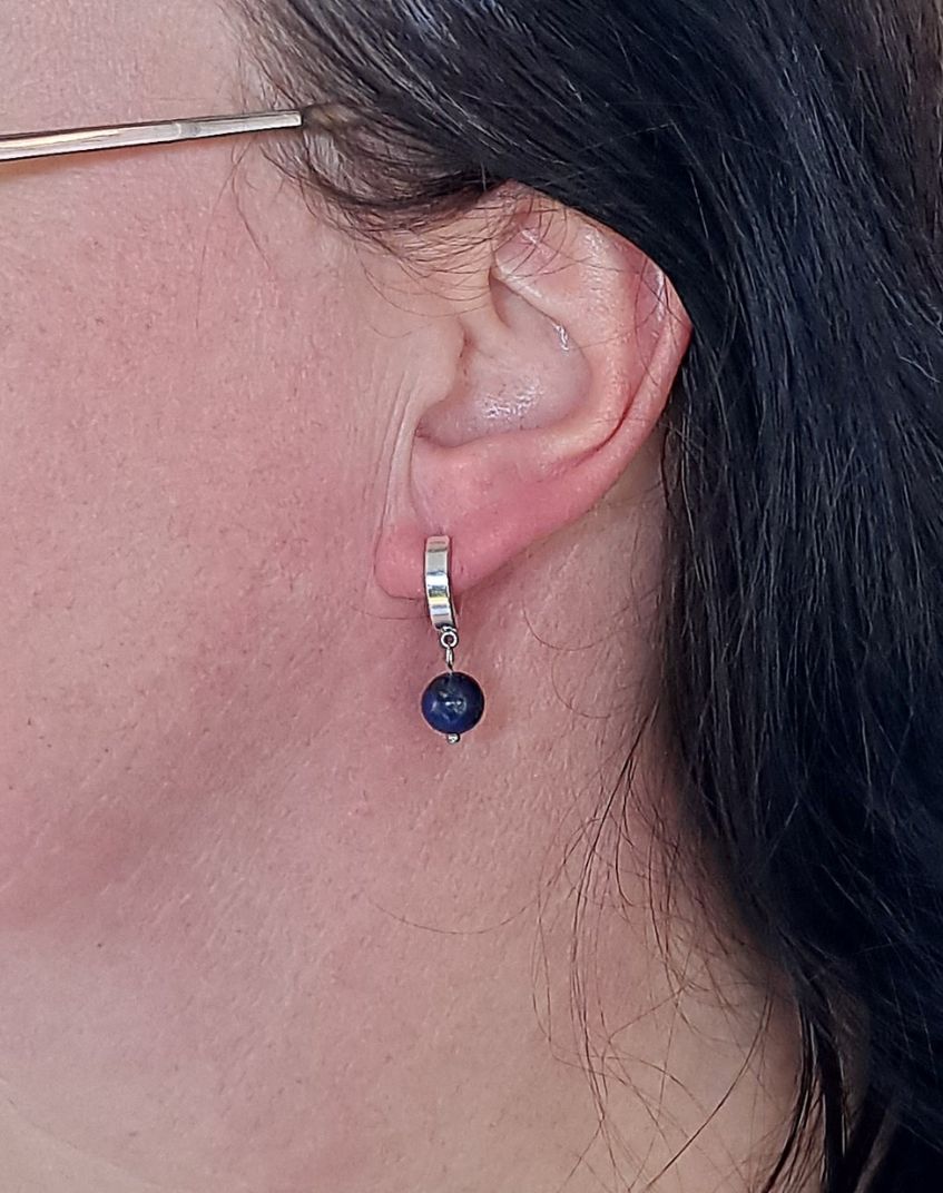 Hopearengas lapis lazuli